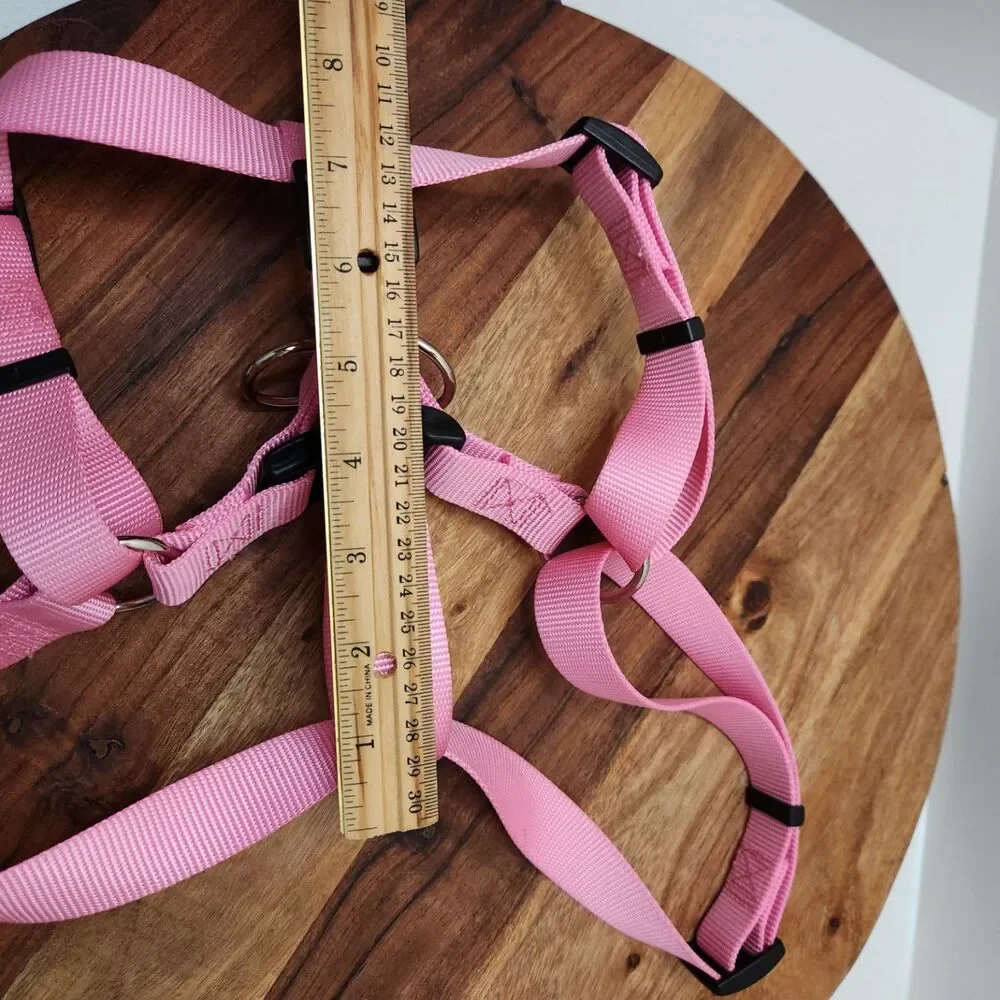Coastal Dog Harness – Light Pink, Size Large, Adjustable Fit